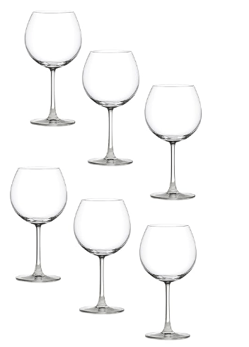 TREANDCARD Large Red White Wine Glass, 650Ml - Set of 6 - Image 2